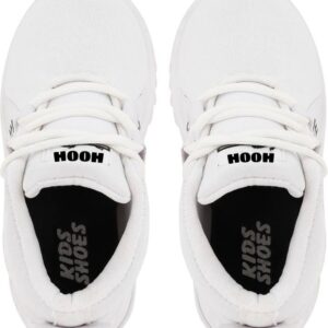 Lace Running Shoes For Boys & Girls  (White)